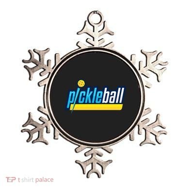 Pickleball Retro Volt Logo Ornament