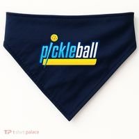 Pickleball Retro Volt Logo USA-Made Doggie Bandana thumb 0