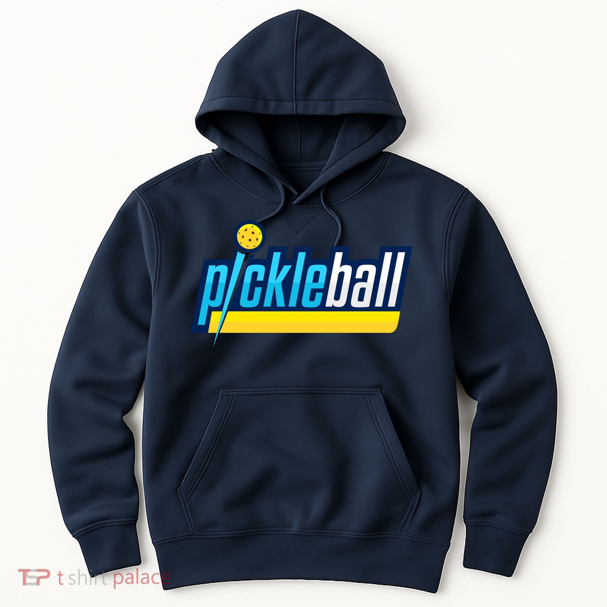 Pickleball Retro Volt Logo Hoodie