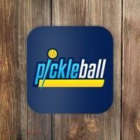 Pickleball Retro Volt Logo Coaster thumb 0