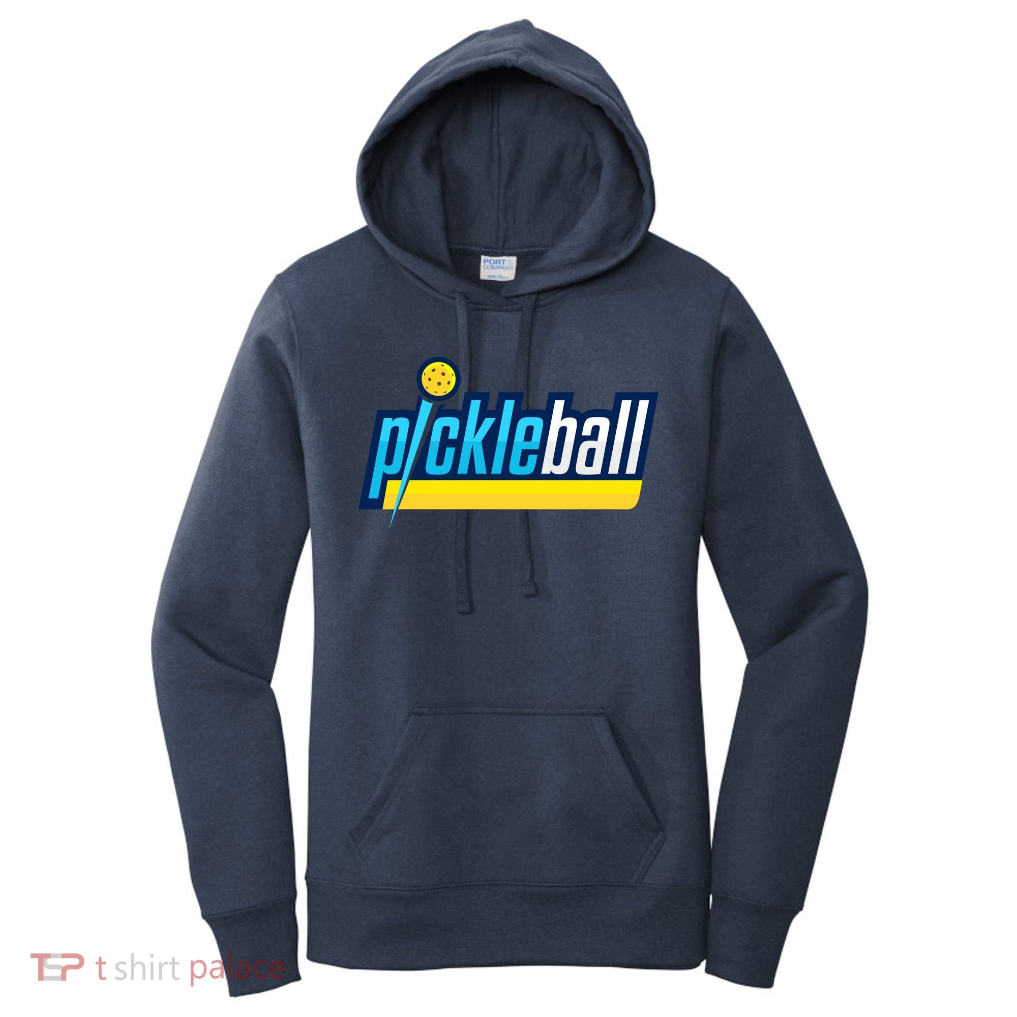 Pickleball Retro Volt Logo Women's Hoodie