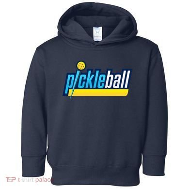 Pickleball Retro Volt Logo Toddler Hoodie