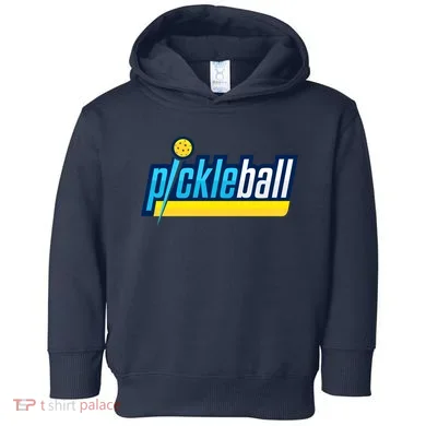 Pickleball Retro Volt Logo Toddler Hoodie