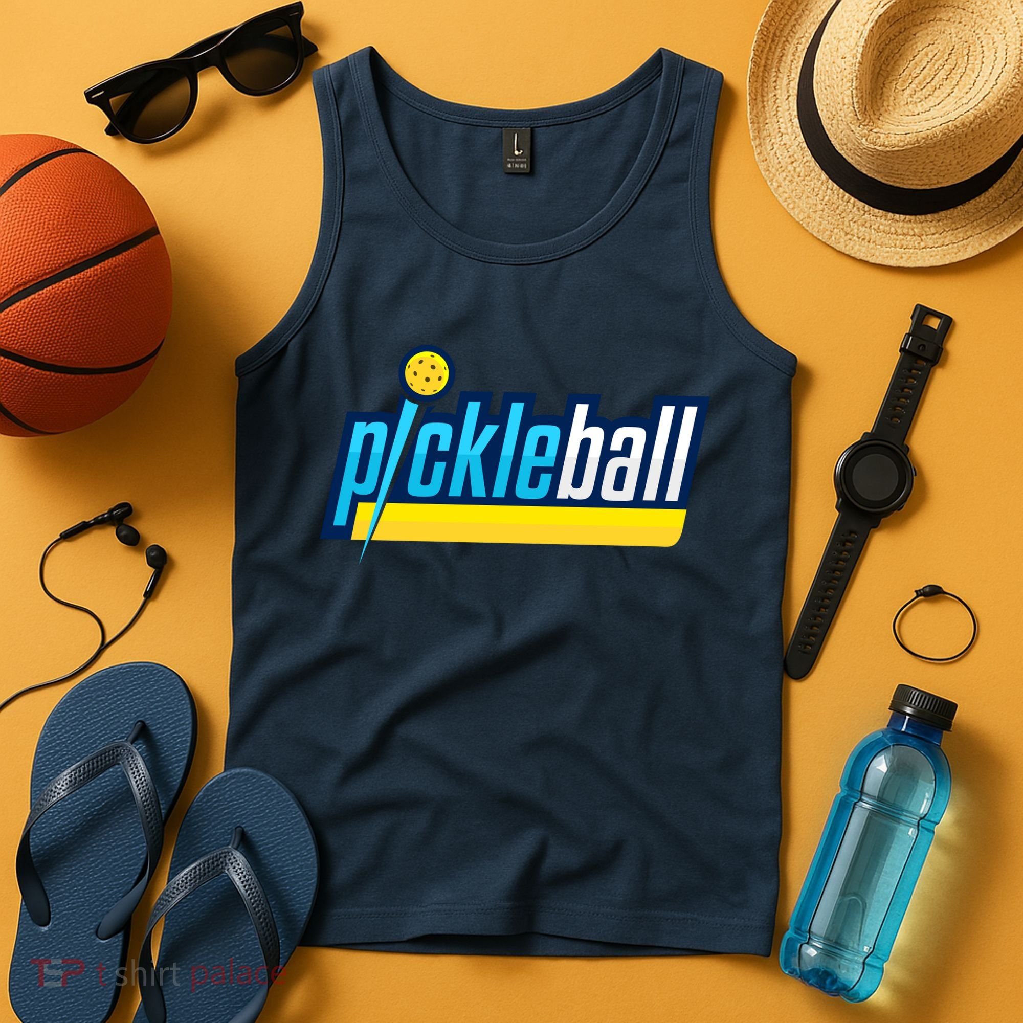 Pickleball Retro Volt Logo Tank Top