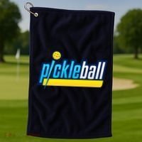 Pickleball Retro Volt Logo Golf Towel thumb 1