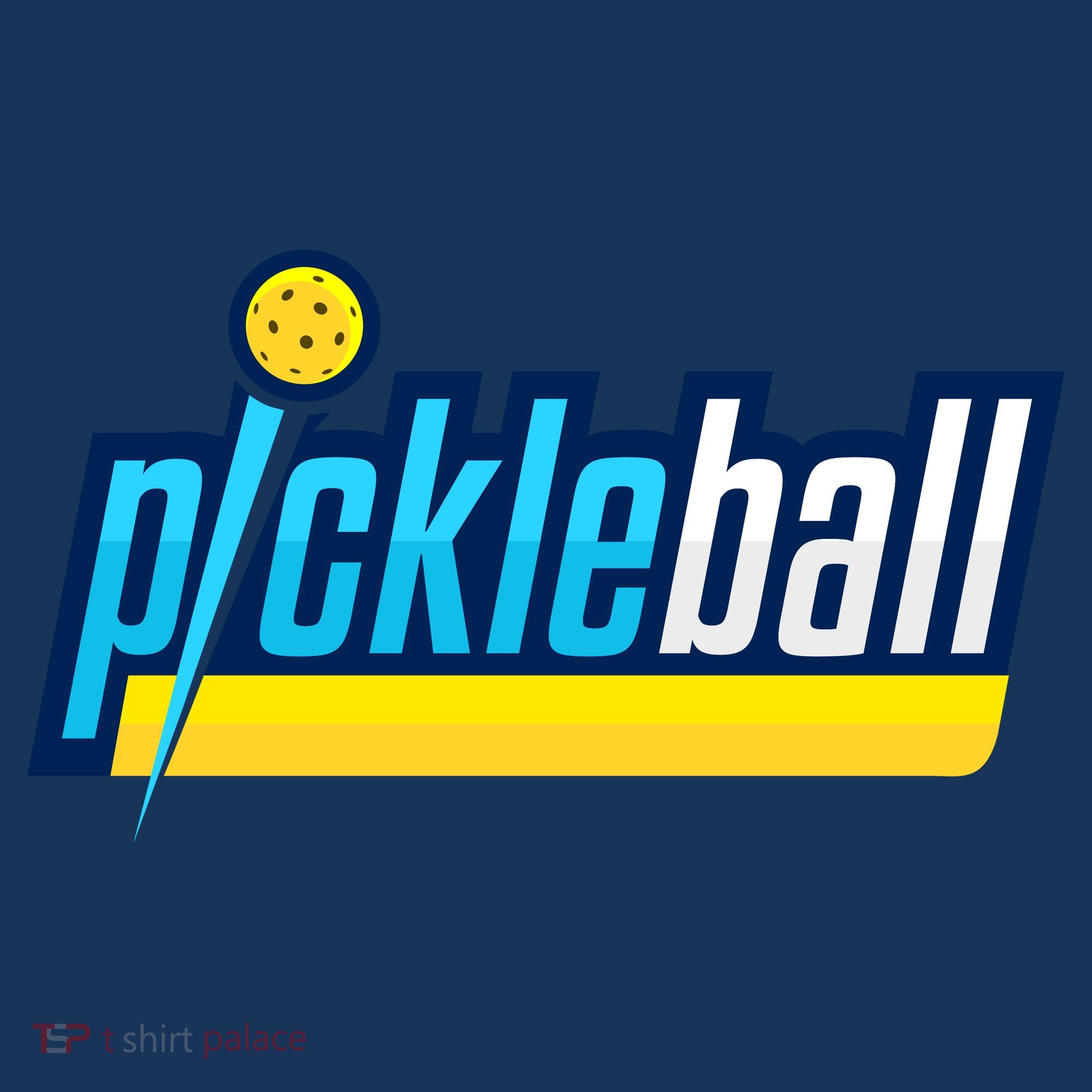 Pickleball Retro Volt Logo Women's Long Sleeve Shirt