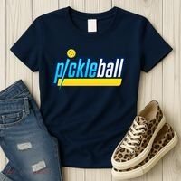 Pickleball Retro Volt Logo Women's T-Shirt thumb 3