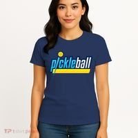Pickleball Retro Volt Logo Women's T-Shirt thumb 4