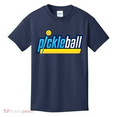 Pickleball Retro Volt Logo Kids T-Shirt