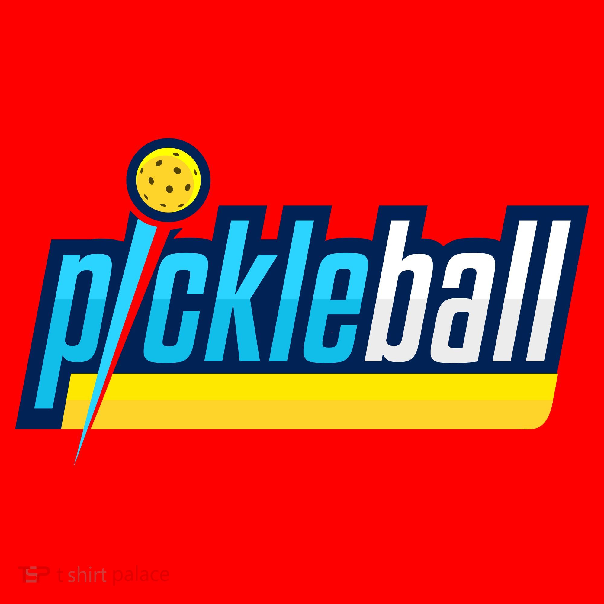 Pickleball Retro Volt Logo Santa Hat