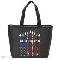Patriotic Red White Blue Usa Flag Fighter Jets Tote Bag thumb 0