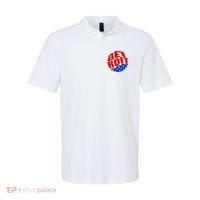 Patriotic Red White Blue Detroit Emblem Polo thumb 0