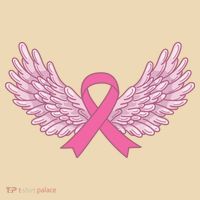 Pink Ribbon Wings Breast Cancer Awareness Tote Bag thumb 4
