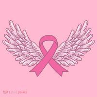 Pink Ribbon Wings Breast Cancer Awareness Coaster thumb 2