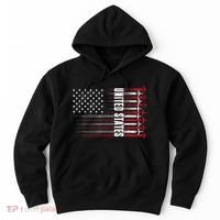 Patriotic Red White Blue Usa Flag Fighter Jets 4th Of July Hoodie thumb 0