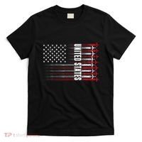 Patriotic Red White Blue Usa Flag Fighter Jets 4th Of July T-Shirt thumb 0