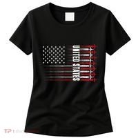 Patriotic Red White Blue Usa Flag Fighter Jets 4th Of July Women's T-Shirt thumb 0