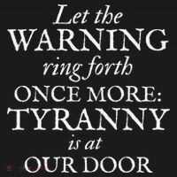 Patriotic Revolutionary War Warning Tyranny Is At Our Door Women's Hoodie thumb 2