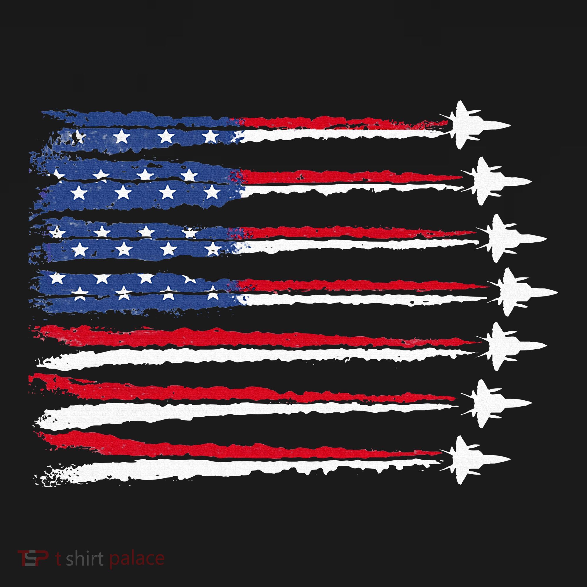 Patriotic Red White Blue Usa Flag Fighter Jets Veterans Day Women's Hoodie