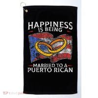 Puerto Rican Wedding Commonwealth Of Puerto Rico Pr Golf Towel thumb 0