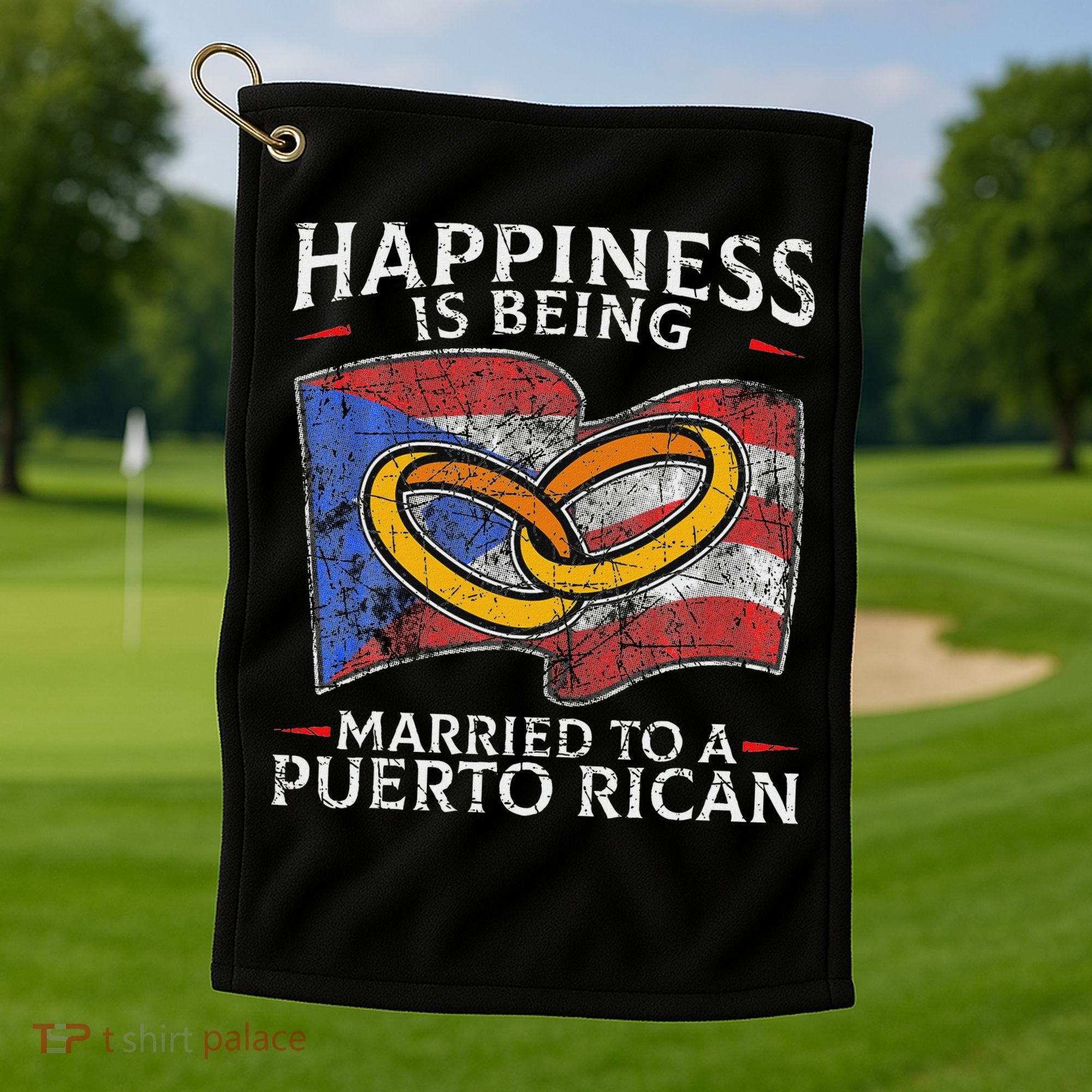 Puerto Rican Wedding Commonwealth Of Puerto Rico Pr Golf Towel
