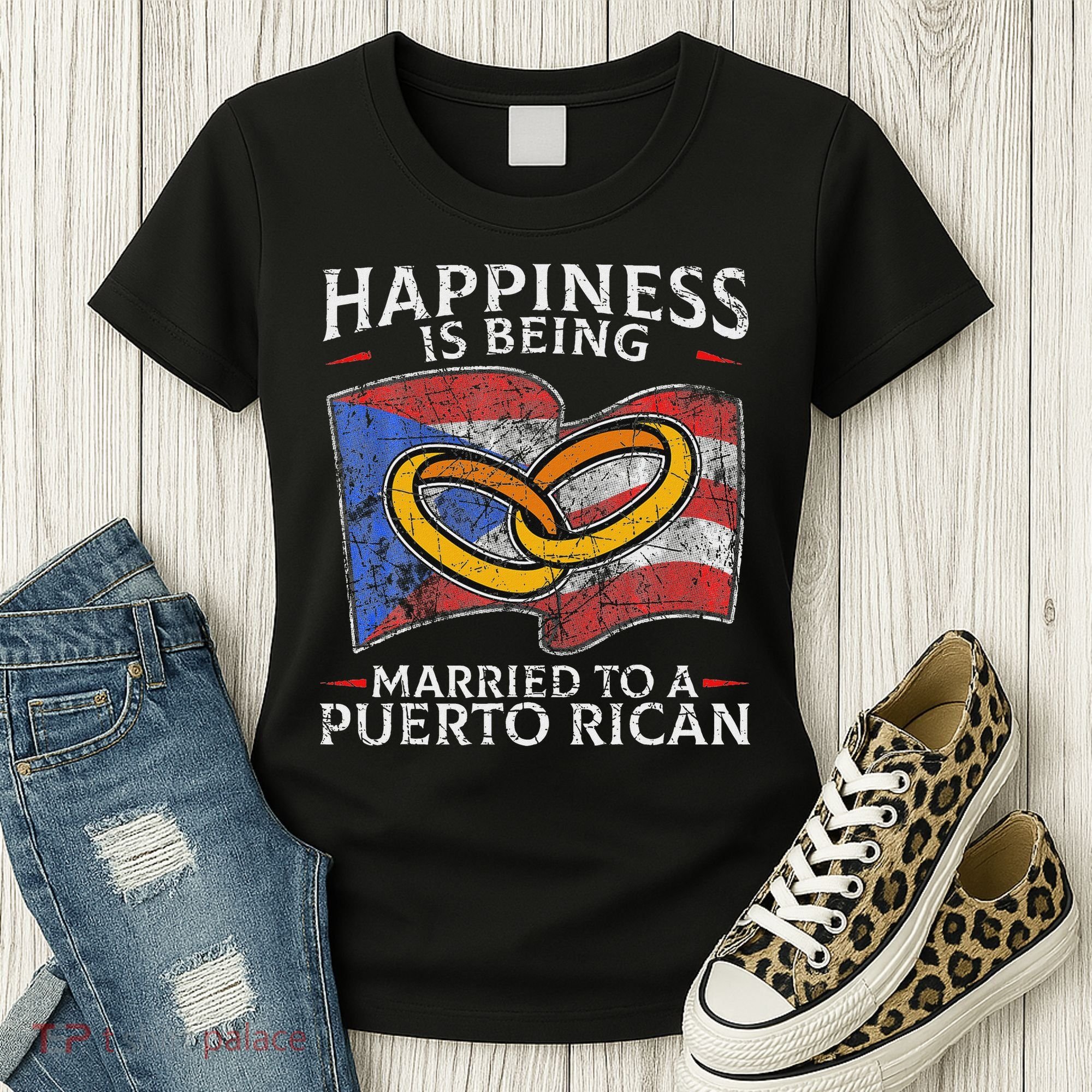 Puerto Rican Wedding Commonwealth Of Puerto Rico Pr Women's T-Shirt