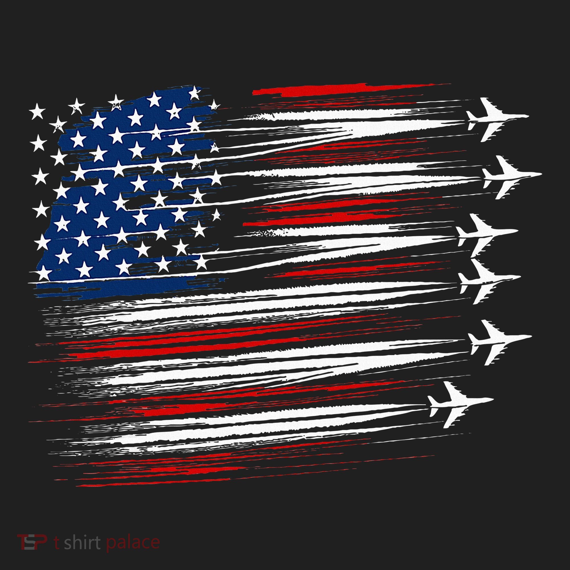 Patriotic Red White Blue Usa Flag Fighter Jets Tumbler
