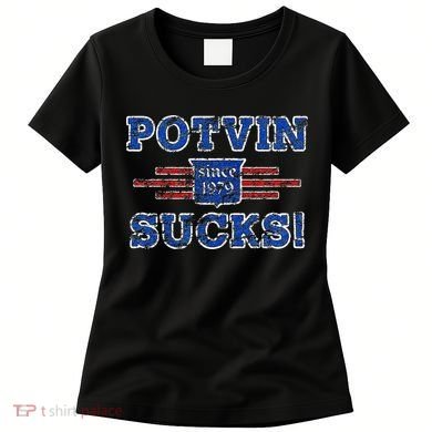 Potvin Sucks 1979 Vintage New York Women's T-Shirt