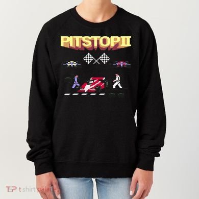Pit Stop 2 Retro Theme Women's Sweatshirt