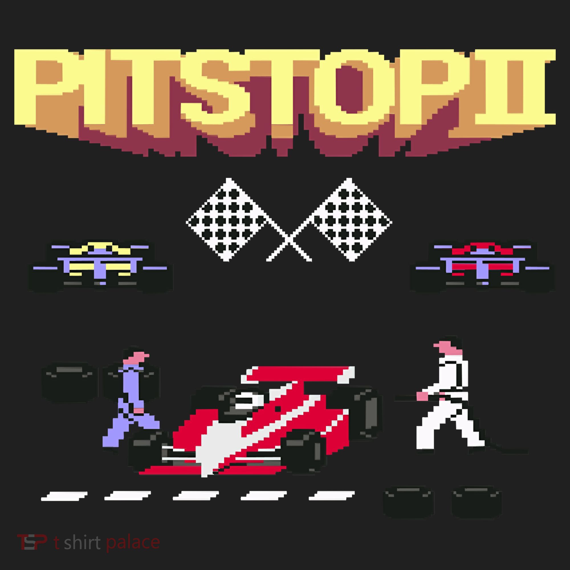 Pit Stop 2 Retro Theme Women's Sweatshirt