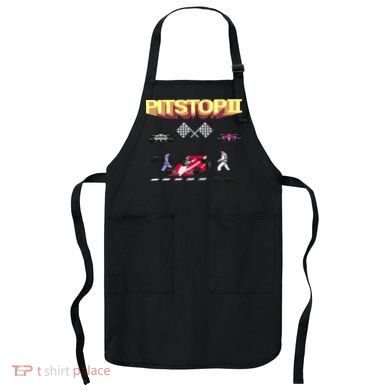 Pit Stop 2 Retro Theme Apron