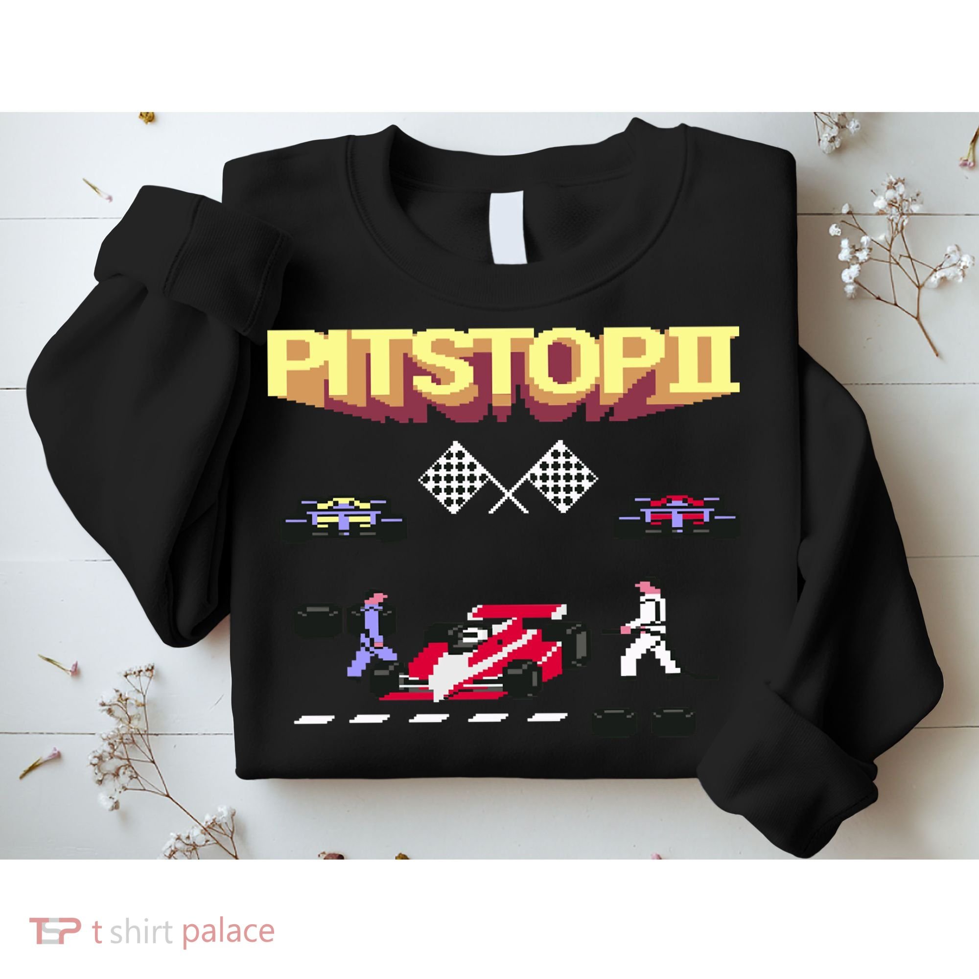 Pit Stop 2 Retro Theme Sweatshirt