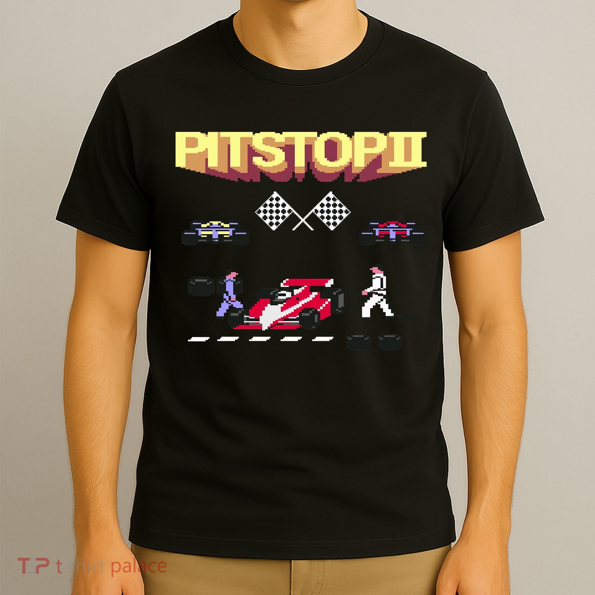 Pit Stop 2 Retro Theme T-Shirt