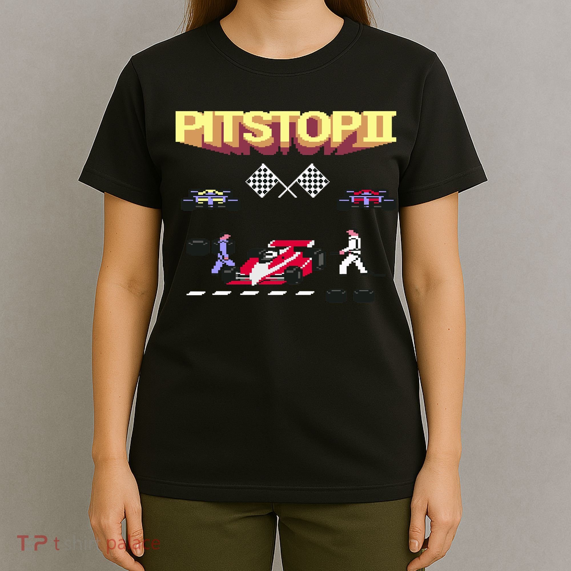 Pit Stop 2 Retro Theme T-Shirt