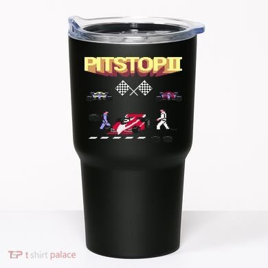 Pit Stop 2 Retro Theme Tumbler