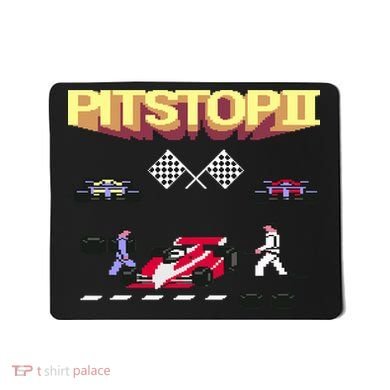 Pit Stop 2 Retro Theme Mousepad