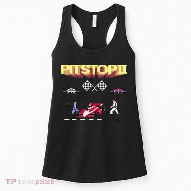 Pit Stop 2 Retro Theme Women's Tank Top