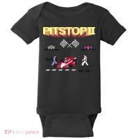 Pit Stop 2 Retro Theme Baby Bodysuit thumb 0