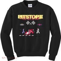 Pit Stop 2 Retro Theme Kids Sweatshirt thumb 0