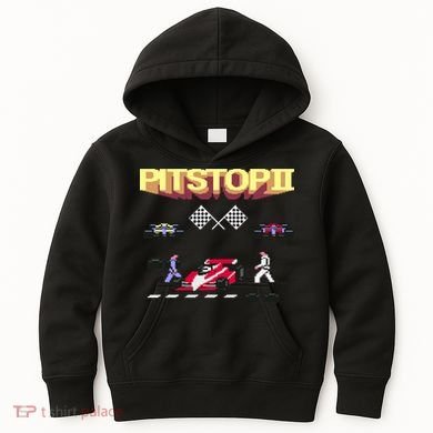 Pit Stop 2 Retro Theme Kids Hoodie