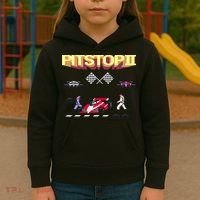 Pit Stop 2 Retro Theme Kids Hoodie thumb 3