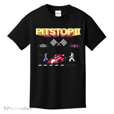 Pit Stop 2 Retro Theme Kids T-Shirt