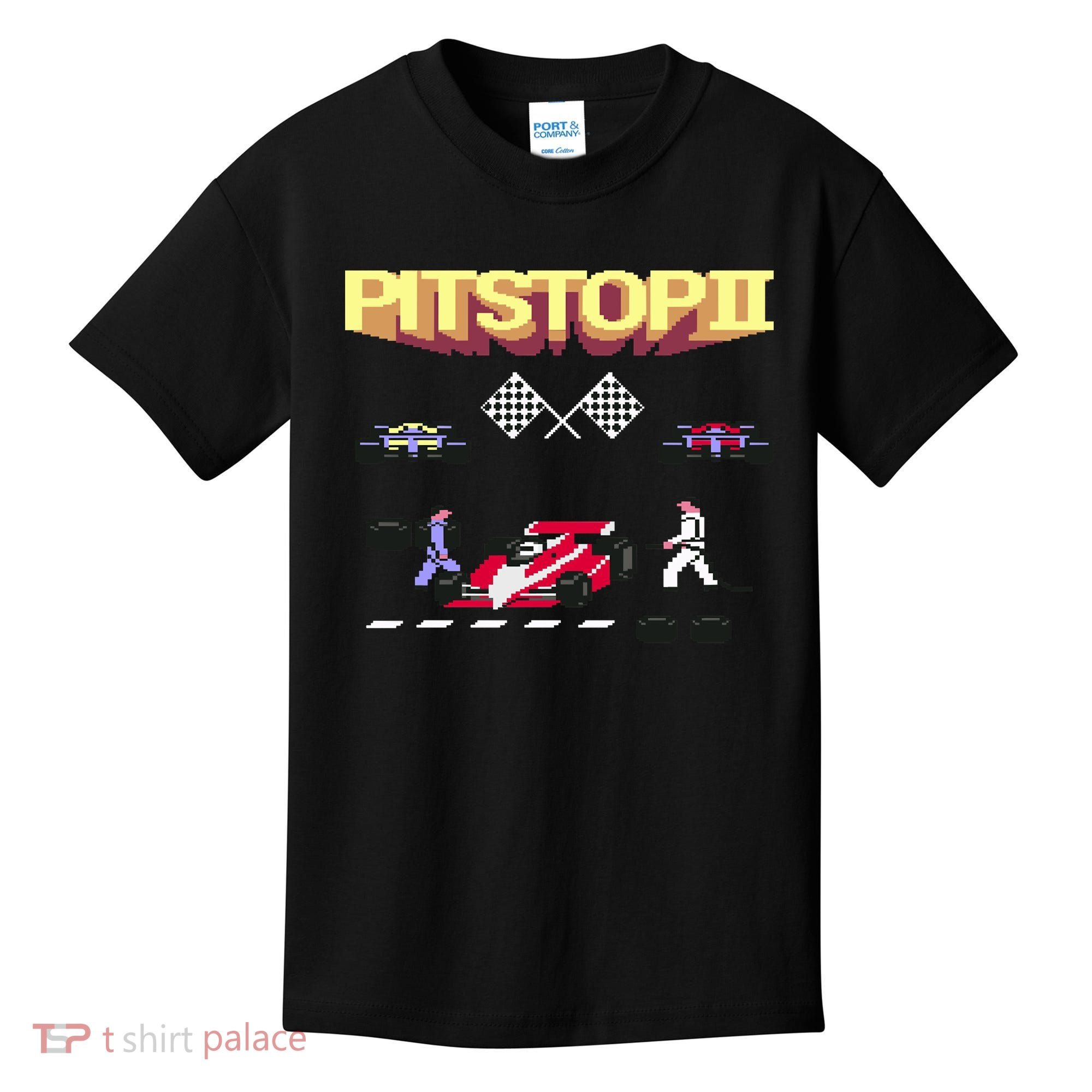 Pit Stop 2 Retro Theme Kids T-Shirt