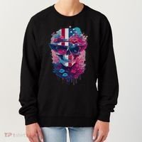 Patriotic Skull 4th Of July Uncle Sam Skull American Flag Gift Women's Sweatshirt thumb 0