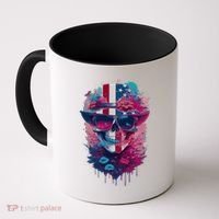 Patriotic Skull 4th Of July Uncle Sam Skull American Flag Gift Coffee Mug thumb 0