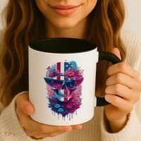 Patriotic Skull 4th Of July Uncle Sam Skull American Flag Gift Coffee Mug thumb 3