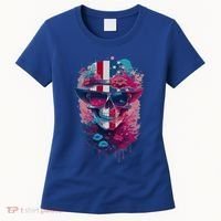 Patriotic Skull 4th Of July Uncle Sam Skull American Flag Gift Women's T-Shirt thumb 0