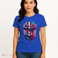 Patriotic Skull 4th Of July Uncle Sam Skull American Flag Gift Women's T-Shirt thumb 4