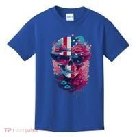 Patriotic Skull 4th Of July Uncle Sam Skull American Flag Gift Kids T-Shirt thumb 0