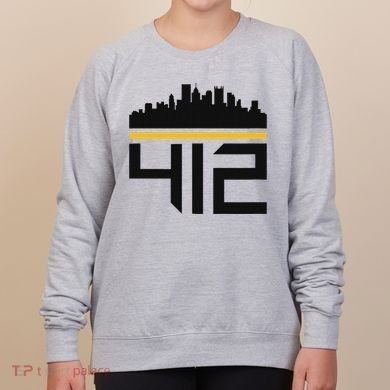 Pittsburgh Skyline 412 Design Women's Sweatshirt
